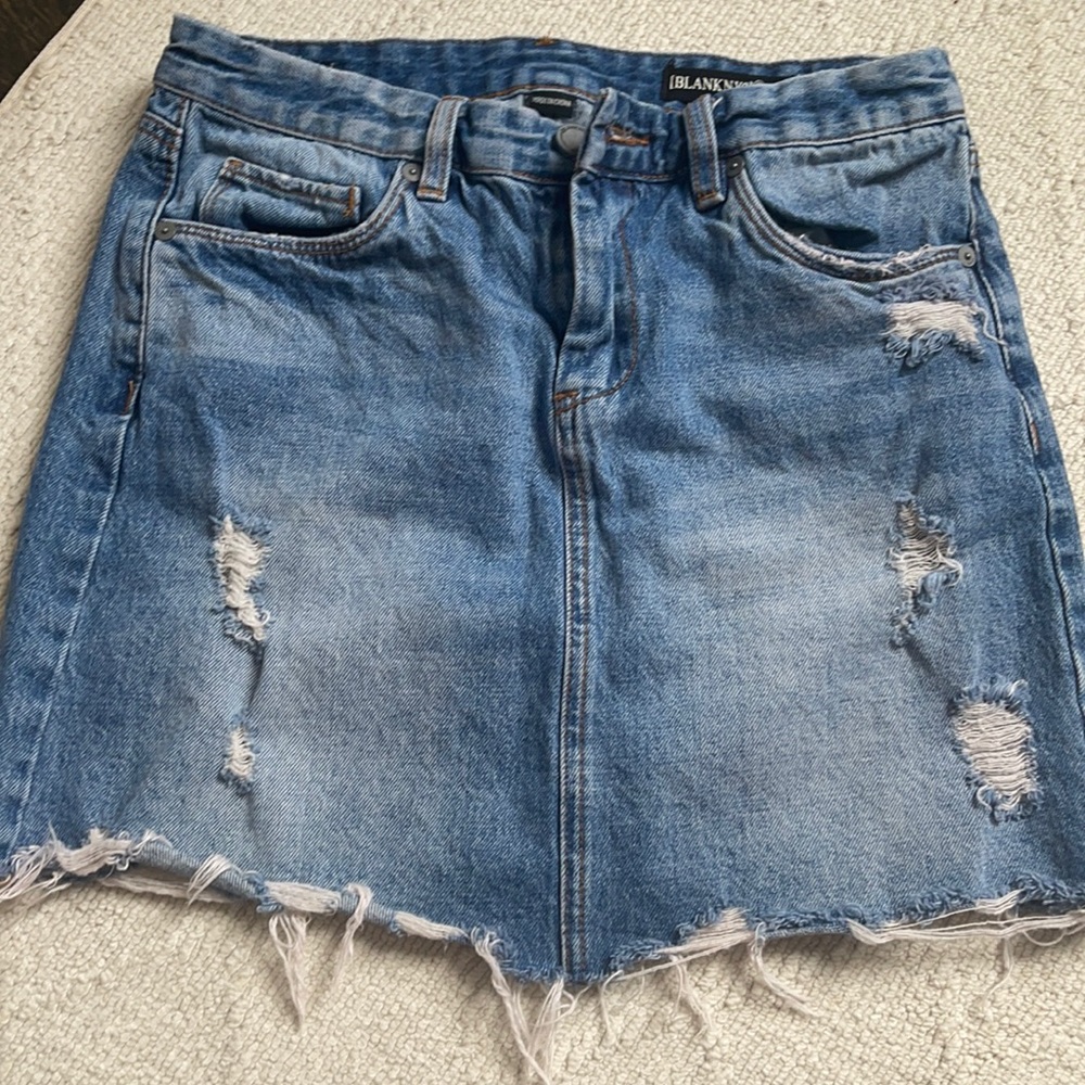 Blank NYC denim skirt